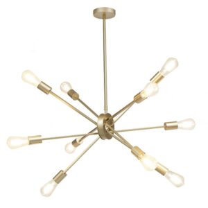Traveller 10 Light Gold Pendant Light