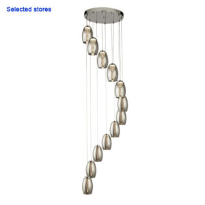 Nevada Led 12 Light Smokey Pendant Light