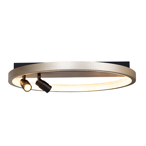Ana Led 3 Light Black & Gold Ceiling Light