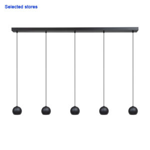 Langham 5 Light Black Pendant Light