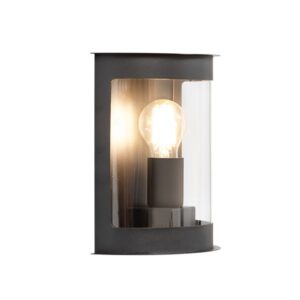 Kildare Black Outdoor Wall Lantern