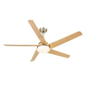 Aquila Led 5 Blade Light Wood Ceiling Fan