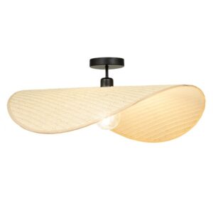 Volare 1 Light Natural Ceiling Light