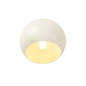 Lava 1 Light Cream Wall Lamp