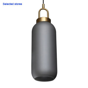 Kacey Cylinder Smoke Pendant Light