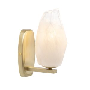 Sela 1 Light Satin Brass Wall Light