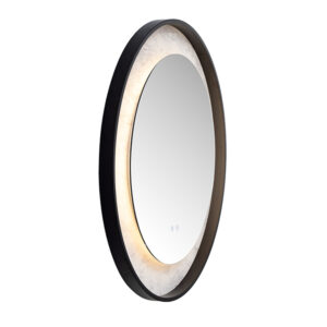 Spiegel Led 1 Light Black Mirror Light