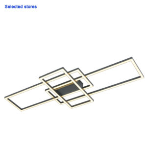 Kix Led Black Ceiling Light