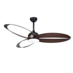 Trinity Led 3 Blade Dark Wood Ceiling Fan