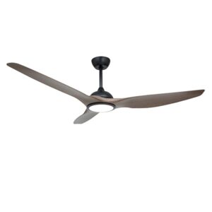 Remus Led 3 Blade Dark Wood Ceiling Fan