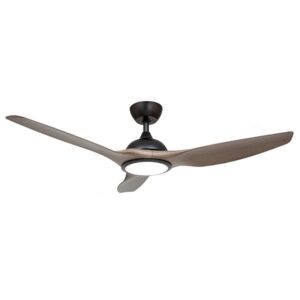 Remus Led 3 Blade Dark Wood Ceiling Fan