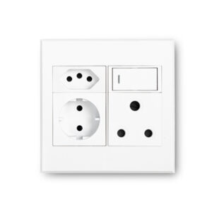 Veti 3 White Standard/rsa/schuko Wall Plug