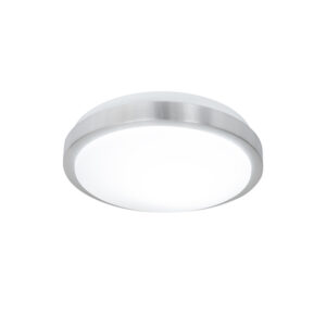 Vitali Small 1 Light Brushed Silver Ceiling Light