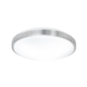 Vitali Large 3 Light Brushed Silver Ceiling Light