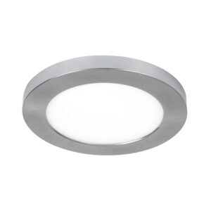Round 12w 6000k Satin Chrome Surface Ceiling Panel