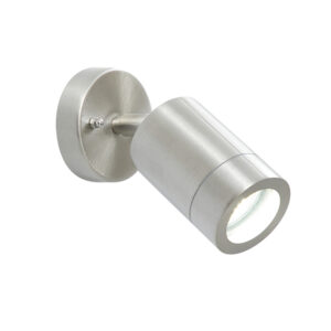 Swivel Satin Chrome Outdoor Wall Light