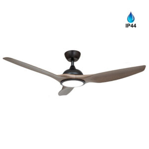 Remus Led 3 Blade Dark Wood Ceiling Fan