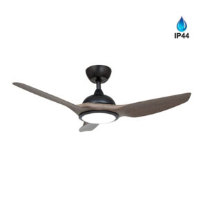 Remus Led 3 Blade Dark Wood Ceiling Fan