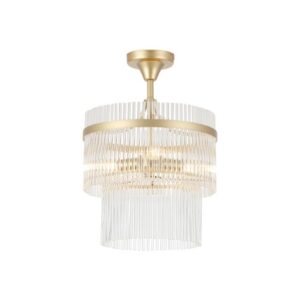 Waterfall 3 Light Gold Ceiling Light