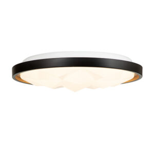 Kratos Led Black Ceiling Light With Rf Remote