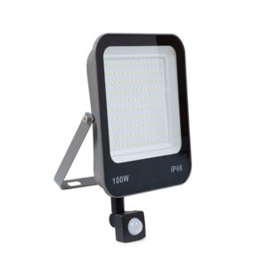 Led 100w Black Motion Sensor Flood Light