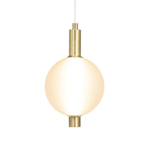 Perla Led Satin Brass Pendant Light