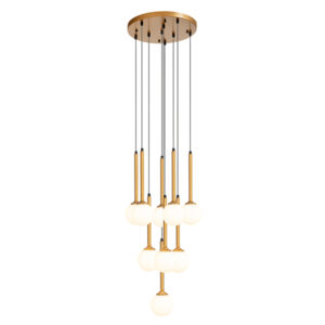 Pendnat Opera 9 Light Gold Pendnat Light