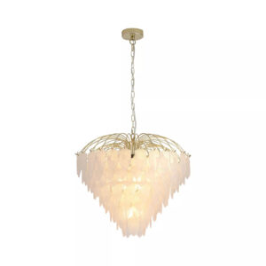 Penna 10 Light Polished Brass Pendant Light