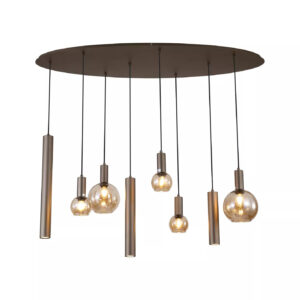 Jayla 8 Light Latte Pendant Light