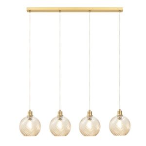 Galleria 4 Light Champagne Bar Pendant Light