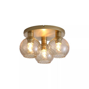 Galleria 3 Light Champagne Pendent Light