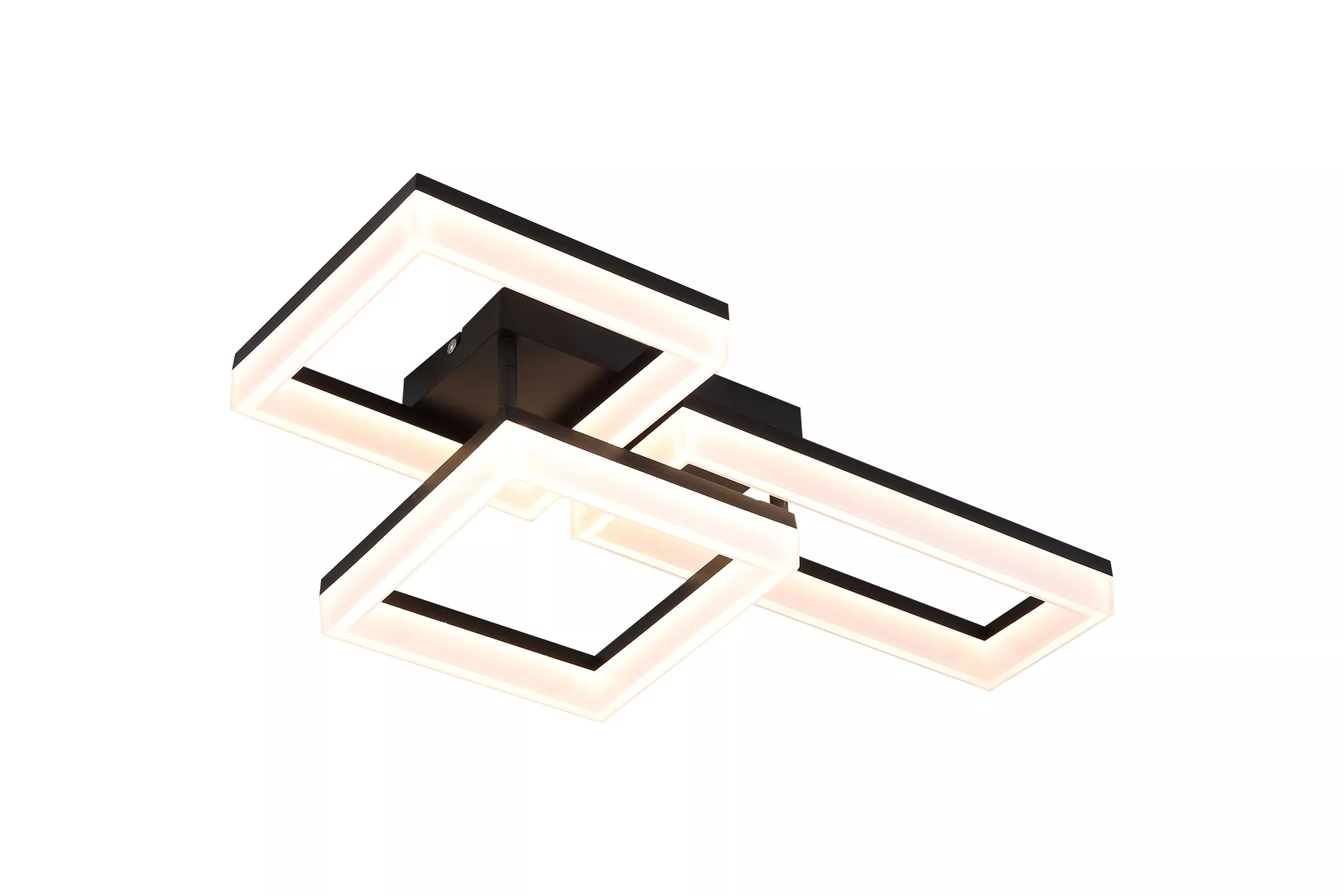 Geometrix 1 Led Black Ceiling Light
