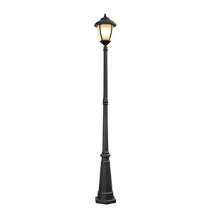 Belmont Black Outdoor Pole Light