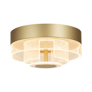 Teatro Led Gold Ceiling Light