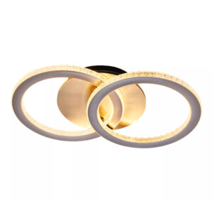 Syros Double Led Champagne Ceiling Light