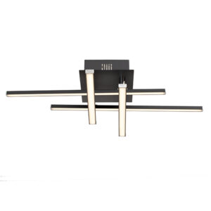 Trix Led Black Ceiling Light