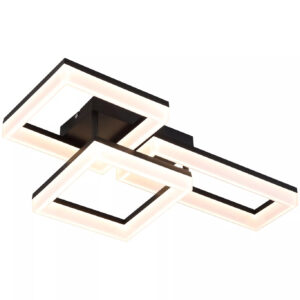 Geometrix 1 Led Black Ceiling Light