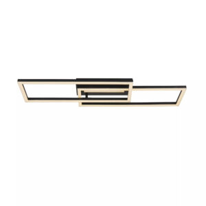 Geometrix 2 Led Black Ceiling Light