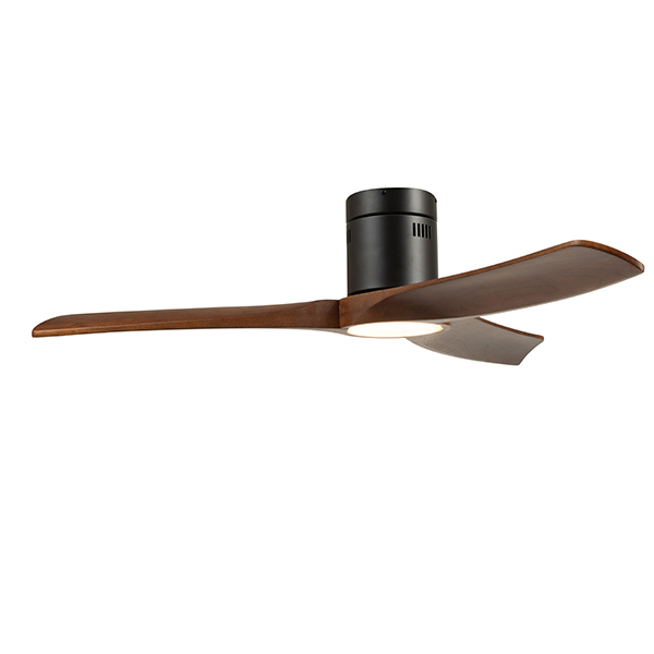 Svolta Led 3 Blade Dark Wood Ceiling Fan - Image 2