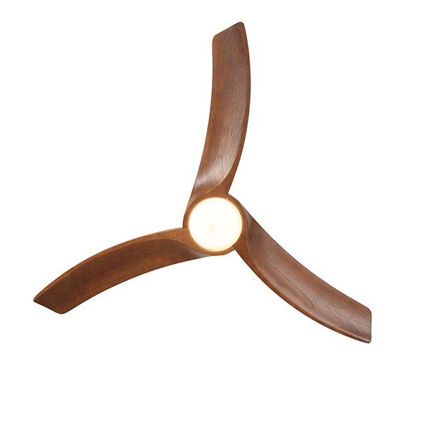 Svolta Led 3 Blade Dark Wood Ceiling Fan - Image 3