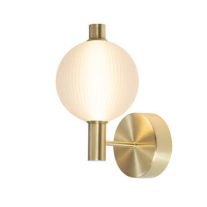 Perla Led Satin Brass Wall Light