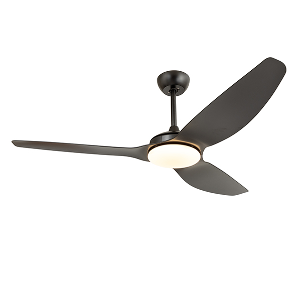 Sussurro Led 3 Blade Black Ceiling Fan