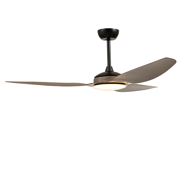Sussurro Led 3 Blade Dark Wood Ceiling Fan - Image 2